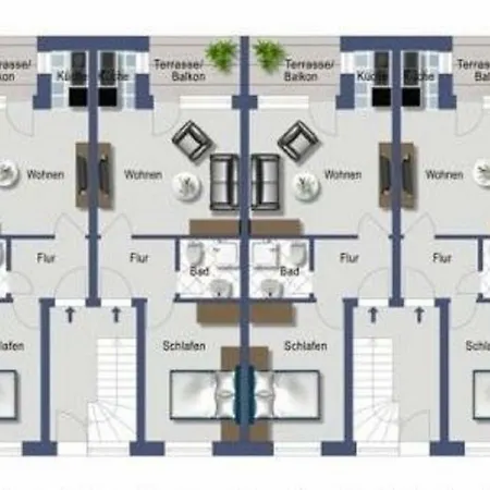 Haus Meeresbrise 公寓 *